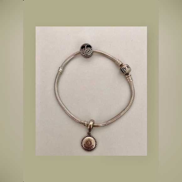 Pandora silver bracelet with tree of life charm - Picture 2 of 3